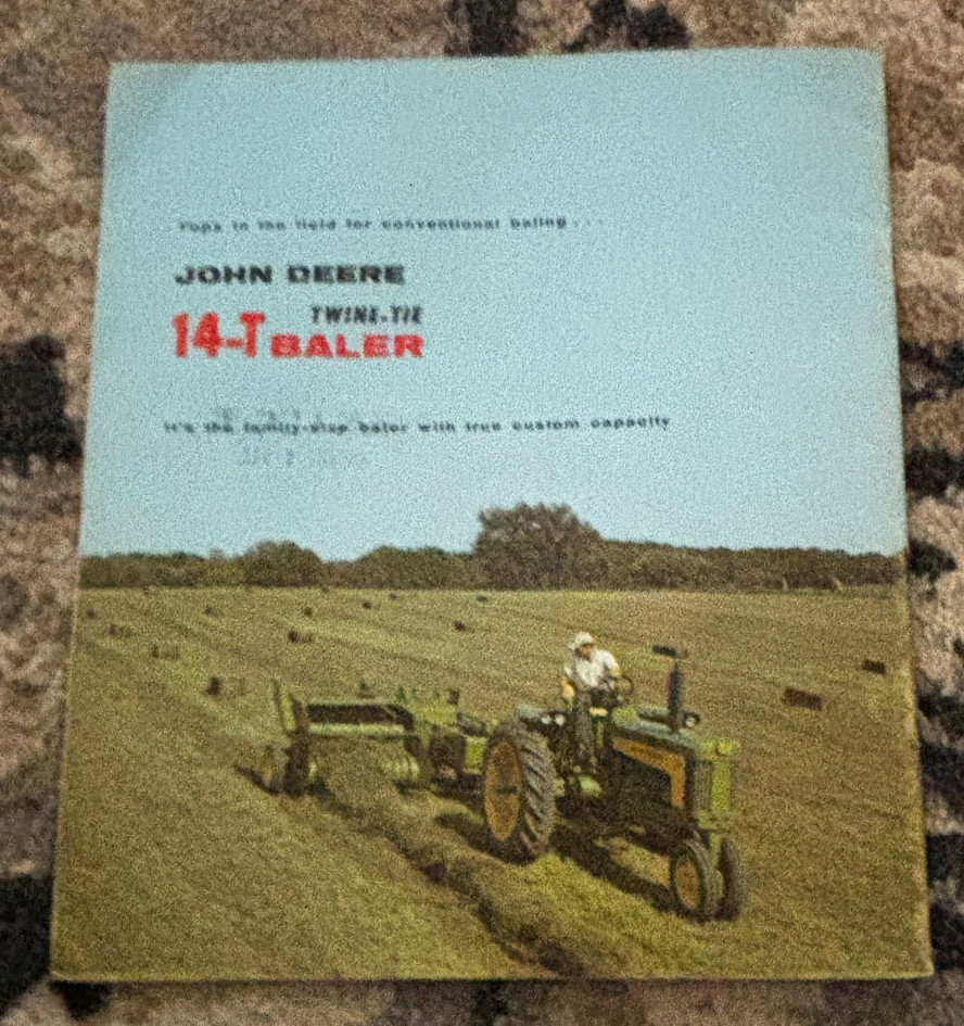 John Deere 14-T Baler For 1959 Brochure DCPA26