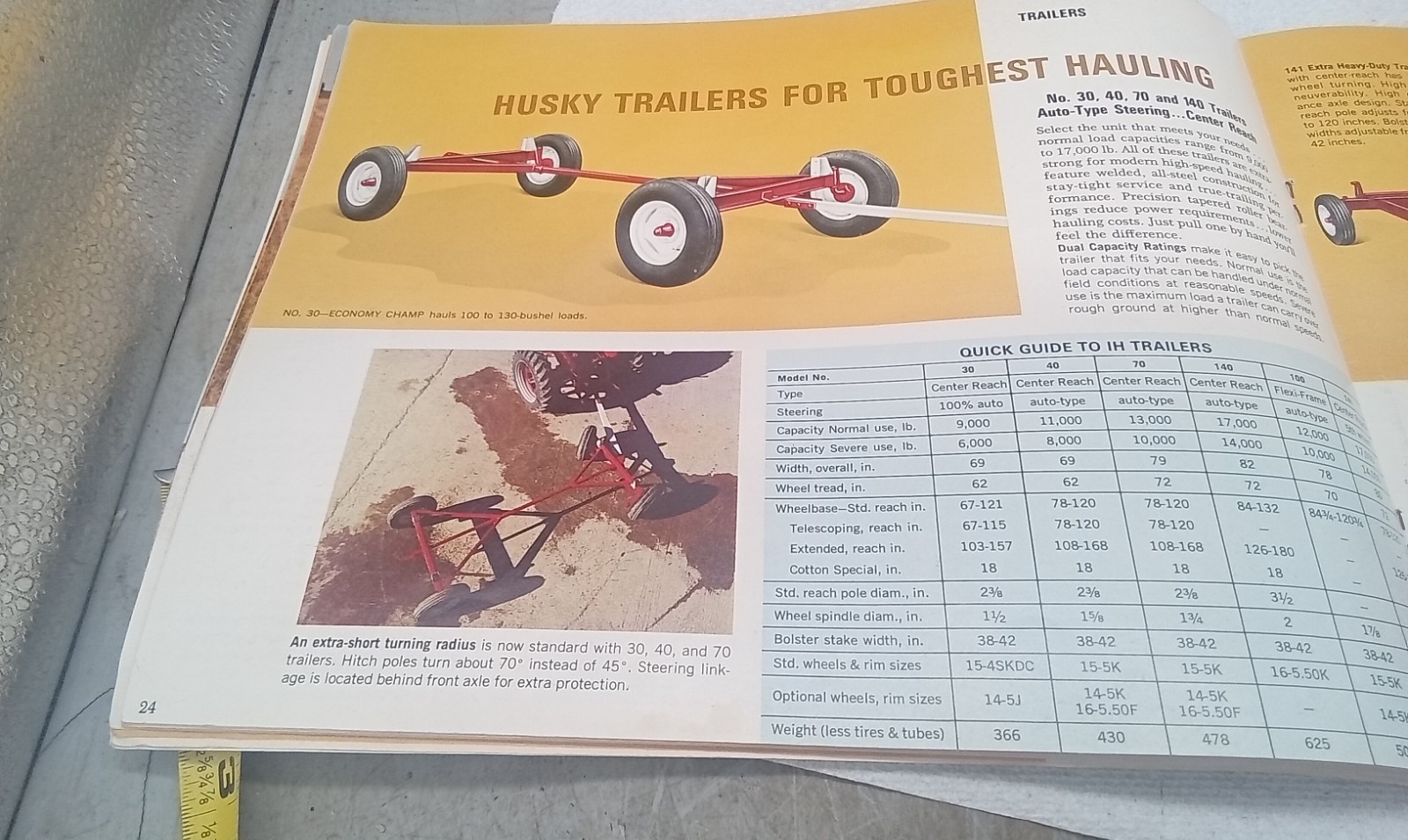 International Harvester Buyers Guide For Summer & Fall 1966 Brochure AD-3350-S