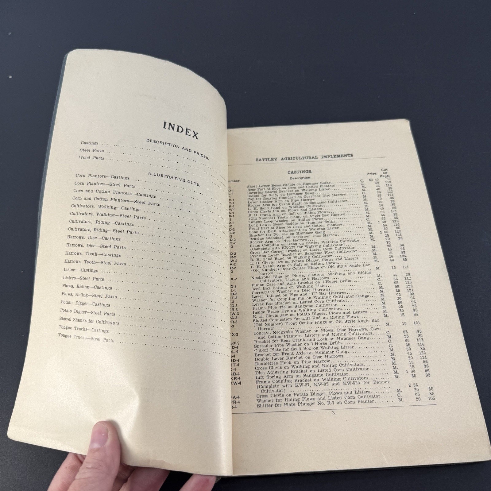 1911 Repairs For Sattley Agricultural Implements Illinois Price List For Repairs