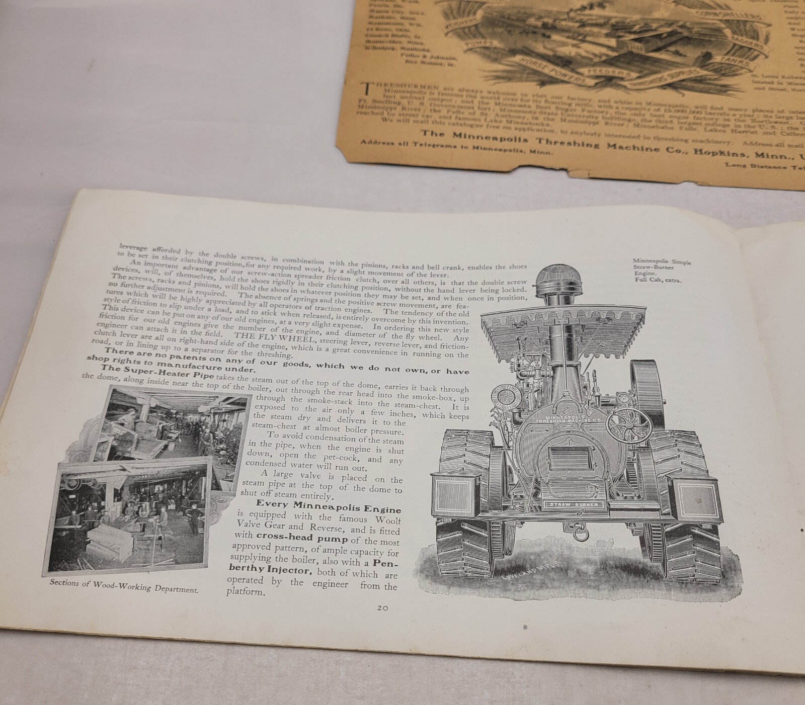 Minneapolis Threshing Machine Co. 1902 Catalog Brochure Minnesota Genuine