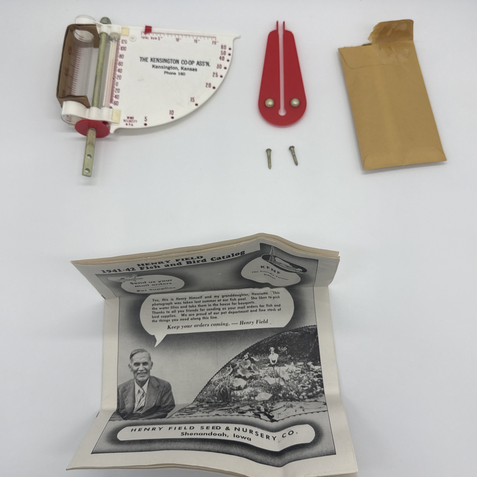 VINTAGE Weatherama 5-in-1 Weather Station NOS NIB Kensington KSCo-op Henry Field