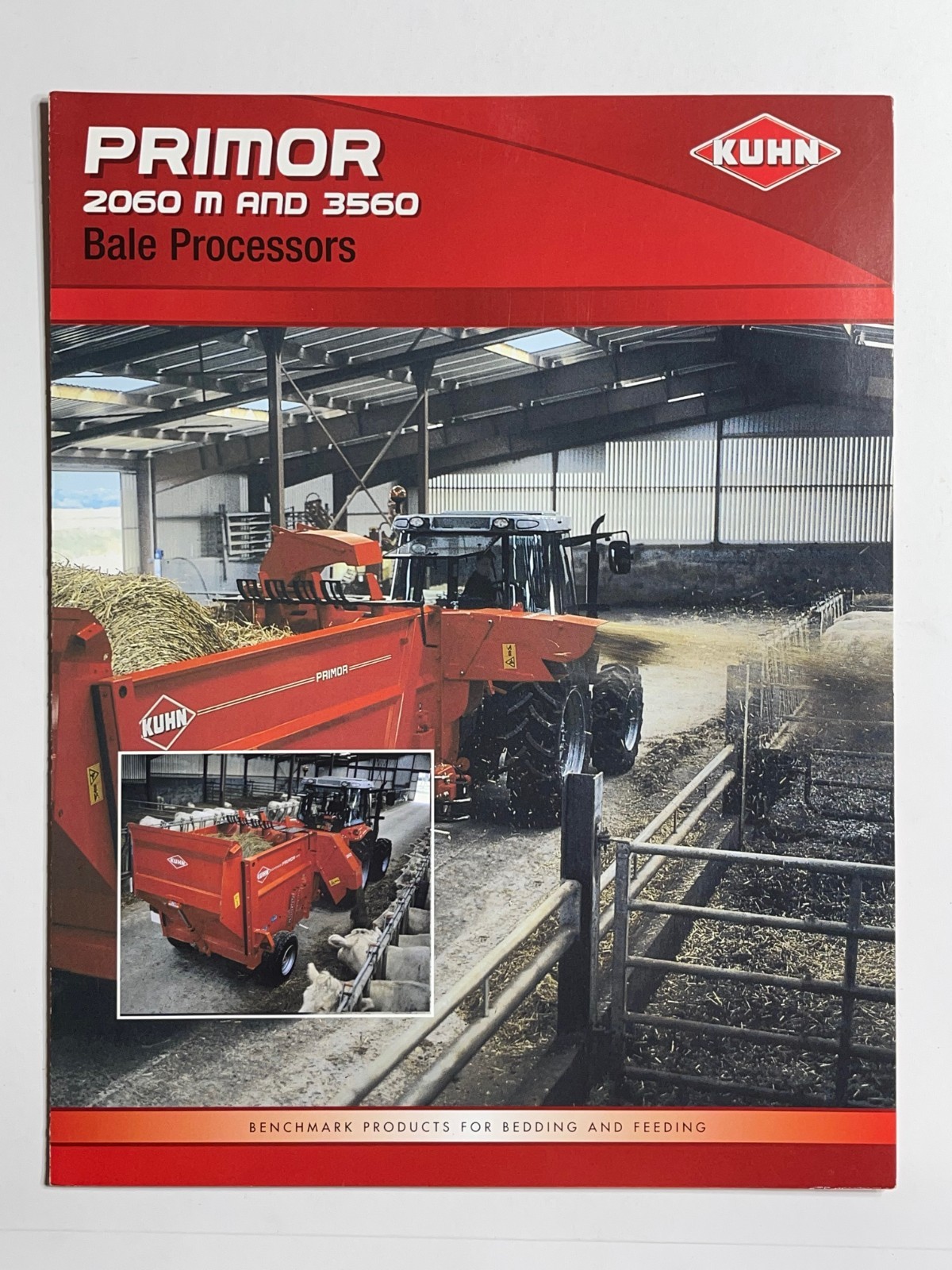 Kuhn Primor 2060 M and 3560 Bale Processors Sales Brochure *Showroom Booklet*