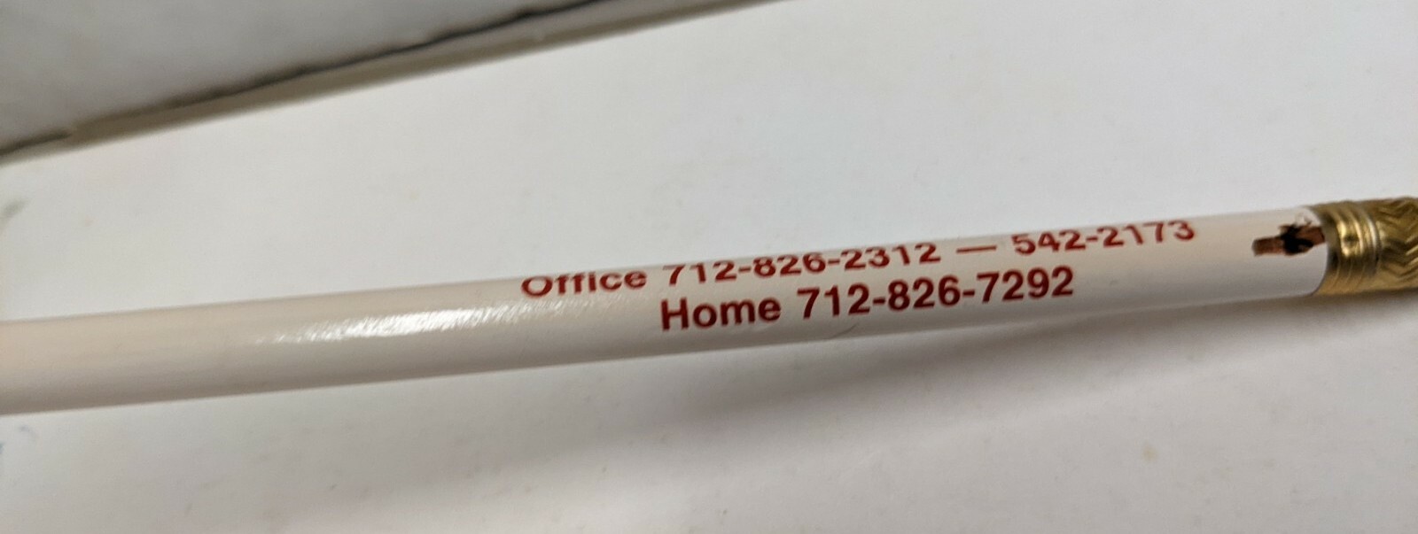 Vintage Wilson Hog Yards Jim Wallick Villisca Iowa IA Advertising Pencil