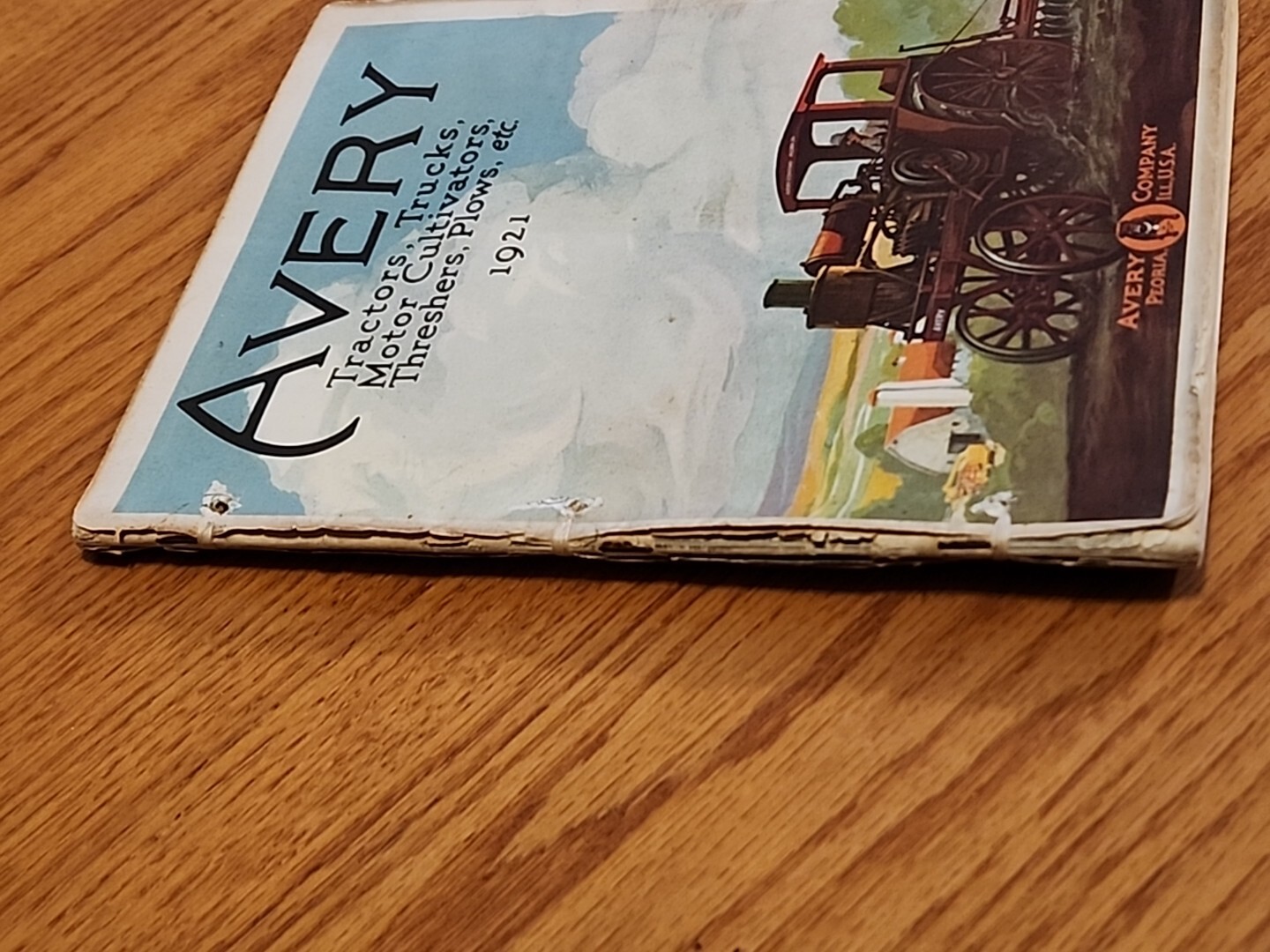 1921 Avery Engine Thrasher Tractor Dealer Catalog Brochure Peoria IL 96 Pages