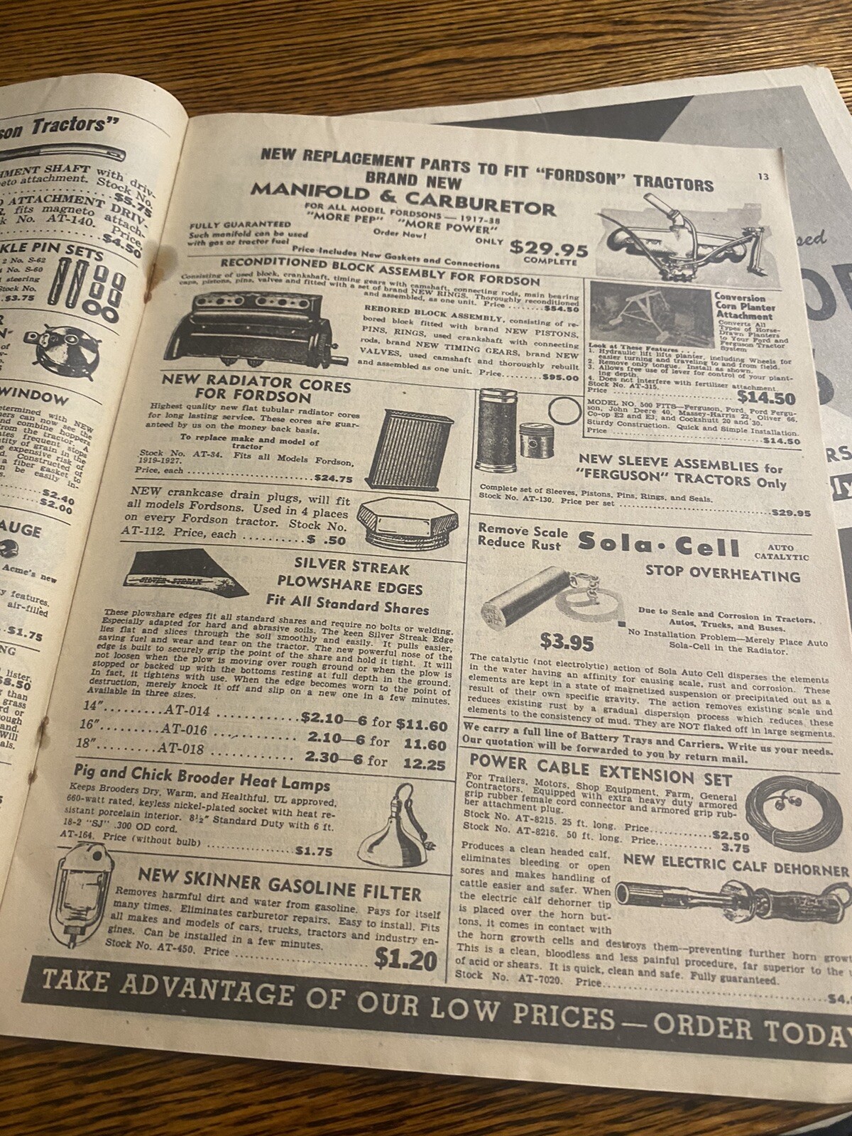 1954, 1955, 1956 ACME Tractor Supply Co. Catalog, Set Of Three
