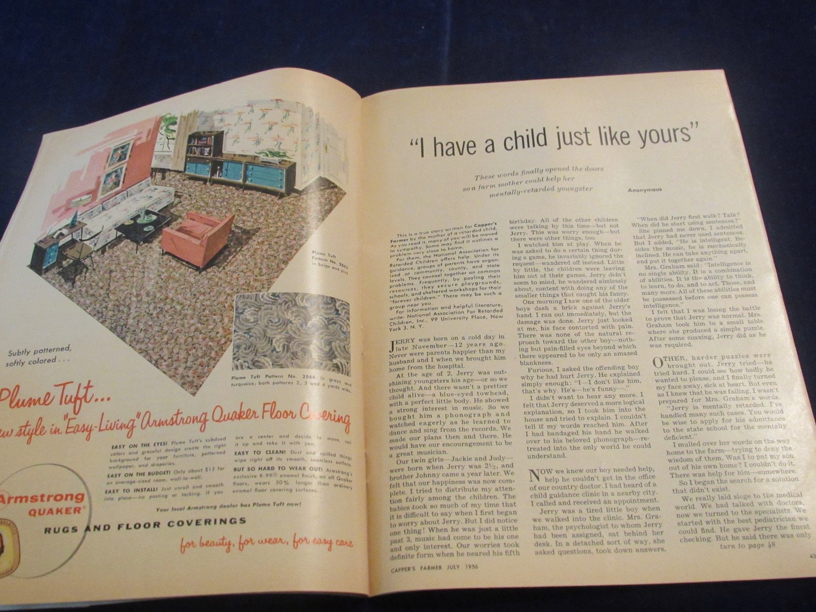 Vintage July 1956 Capper&rsquo;s Farmer Magazine Machinery & Equipment C584