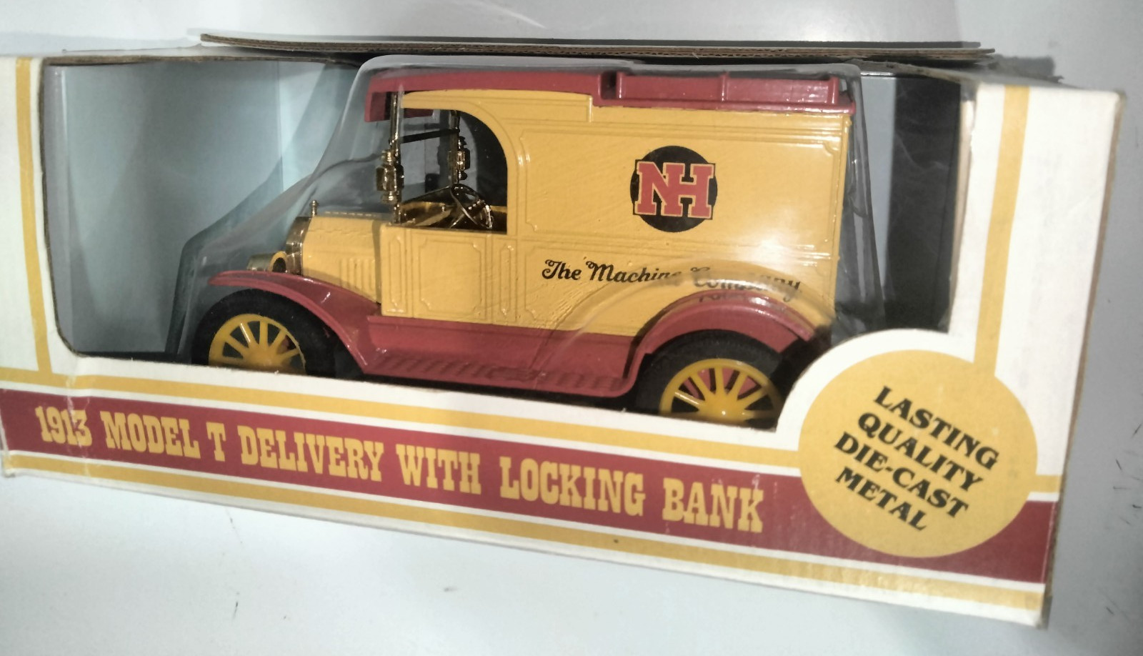 Vintage NOS New Holland Model T Delivery Truck 1/25 Scale Diecast Bank by Ertl