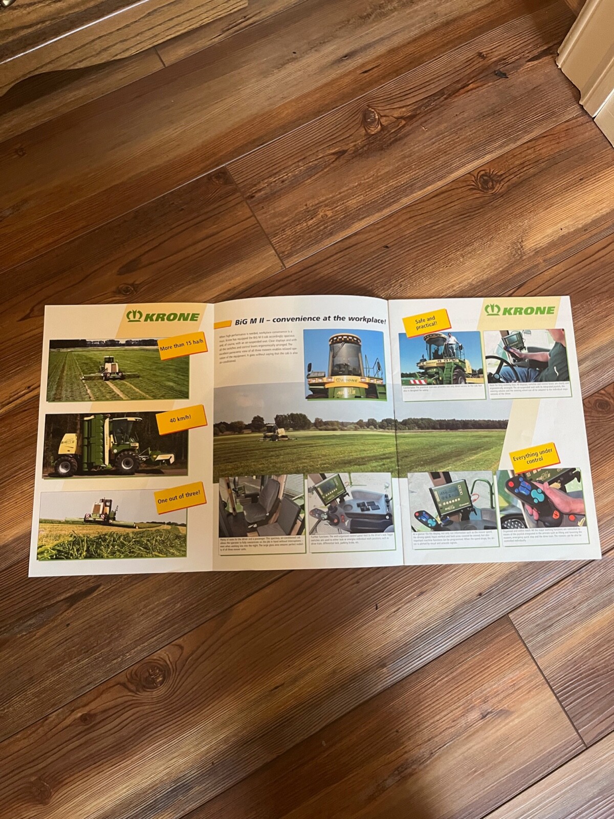 2005 Krone Big M II mower conditioner sales brochure