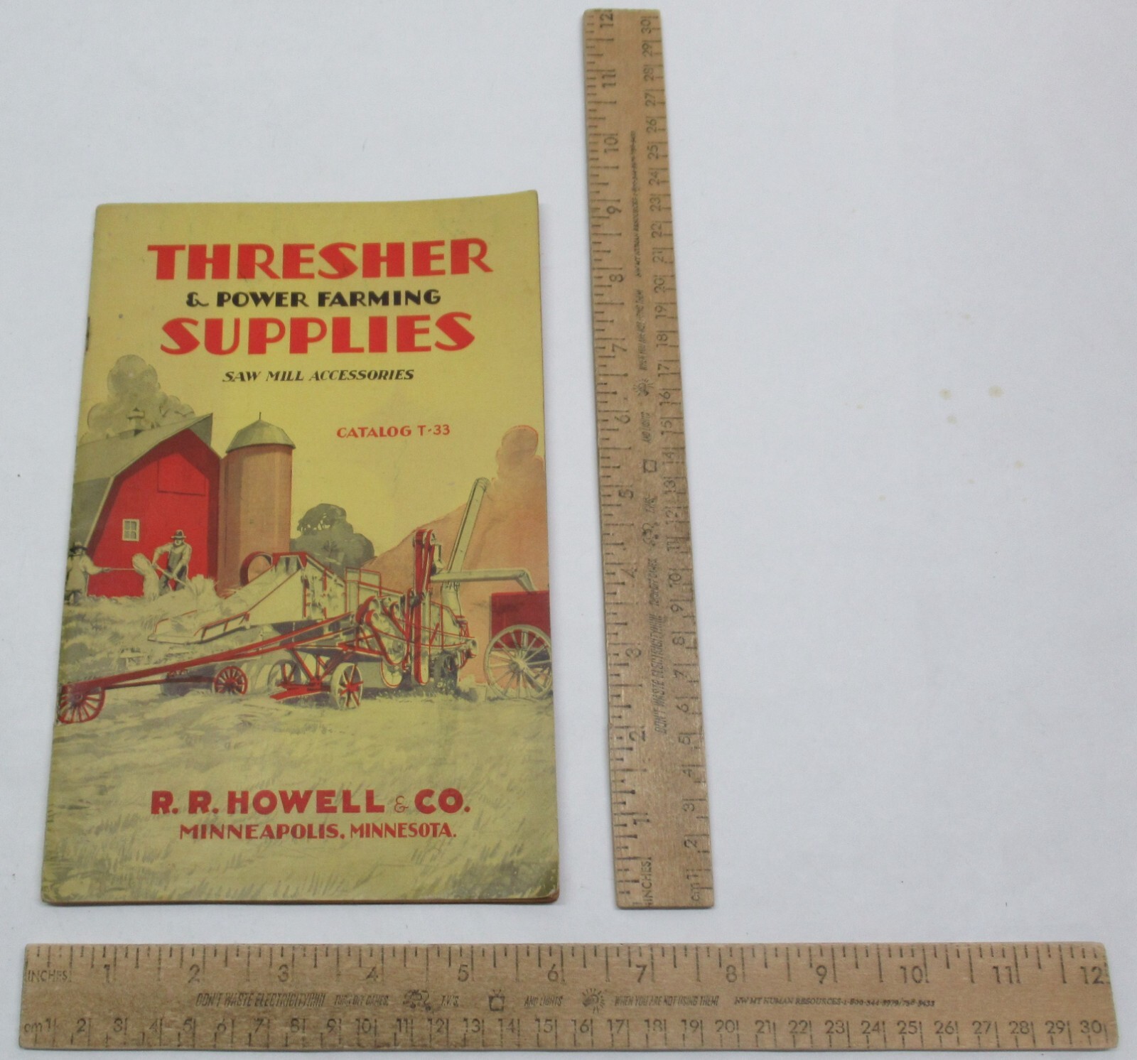 THRESHER & POWER FARMING SUPPLIES – SAW MILL ACCESSORIES – CATALOG T-33 -#3468