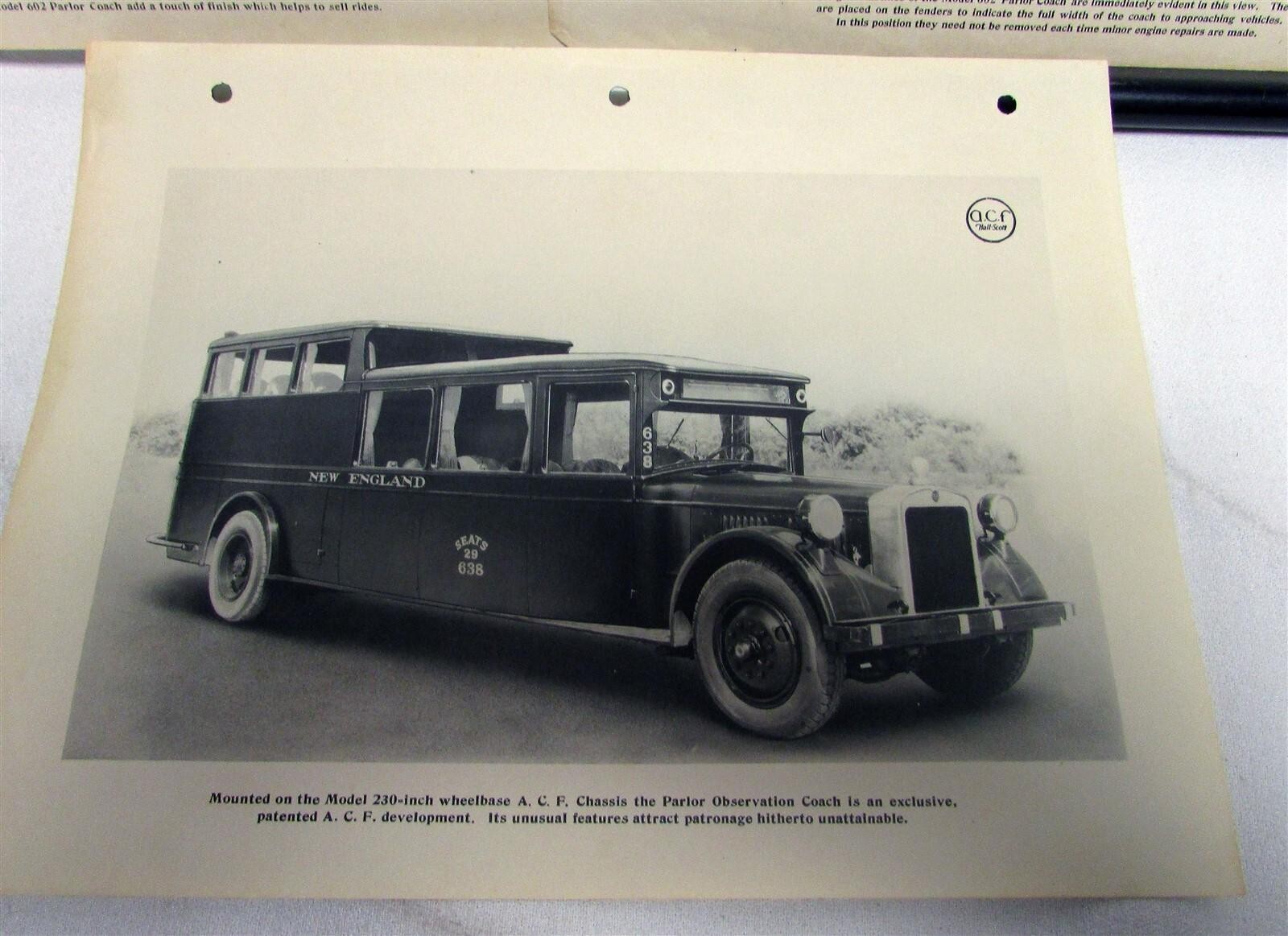 1920s ACF Parlor Observation Coach Model 602 230 New England Photos