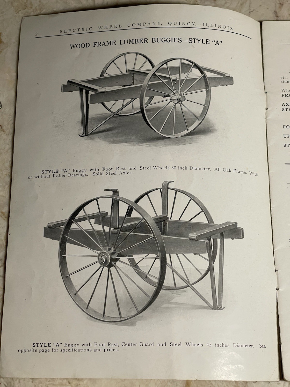 Log And Lumber Haulage Equipment Brochure Electric Wheel Company Quincy IL. 1920