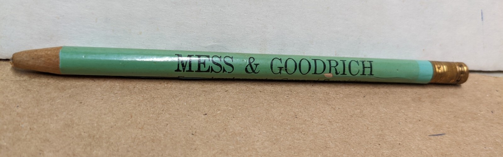 Vintage Mess & Goodrich Phn 3171 Gilmore City Iowa IA Pencil Farm Implements +