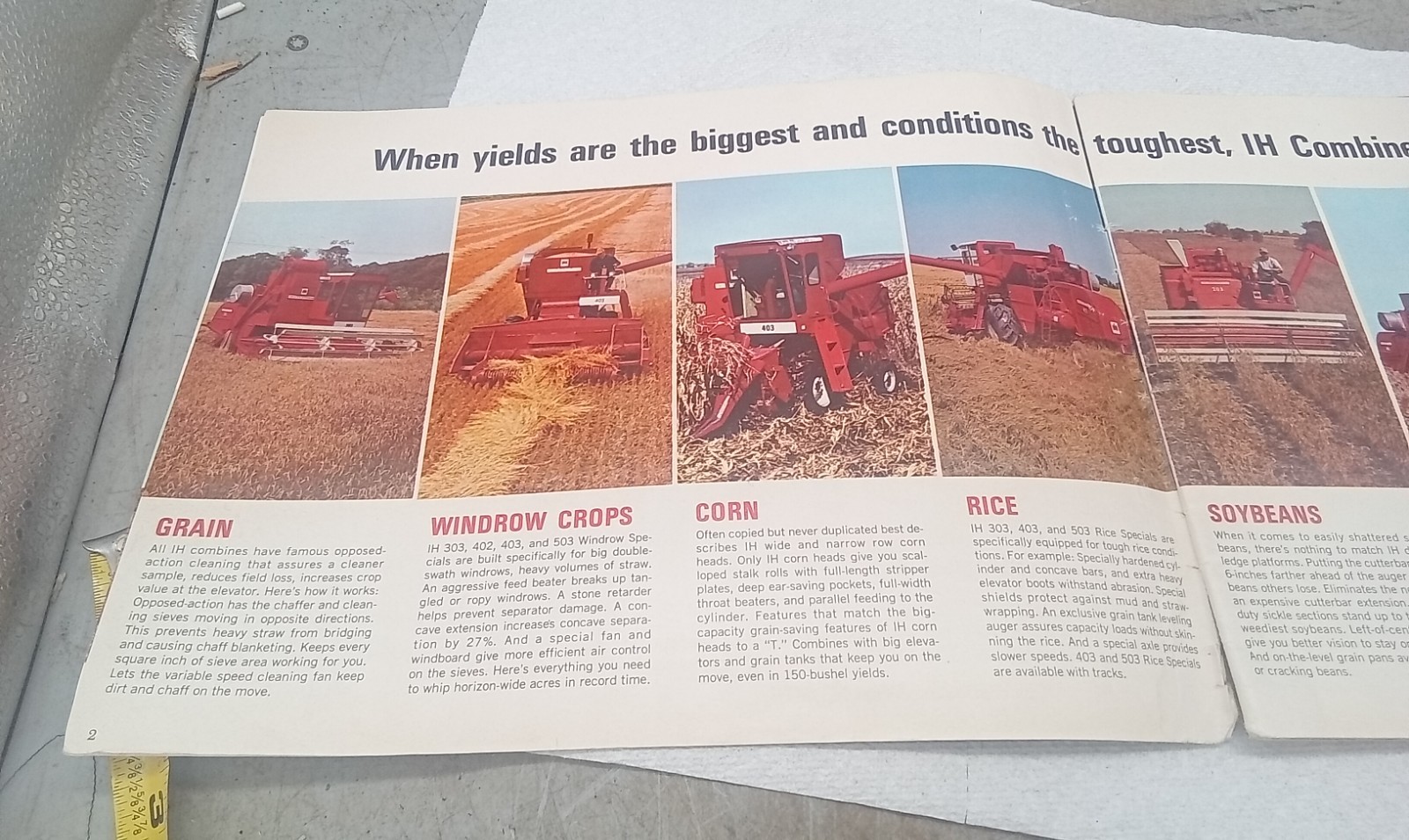 International Harvester Buyers Guide For Summer & Fall 1966 Brochure AD-3350-S