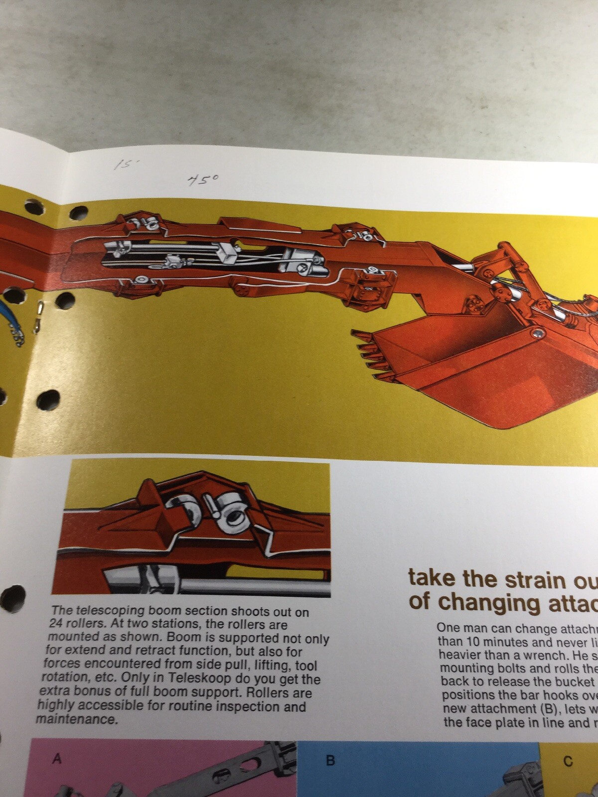Bantam 725A Teleskoop Sales Brochure, Literature 6 Pages
