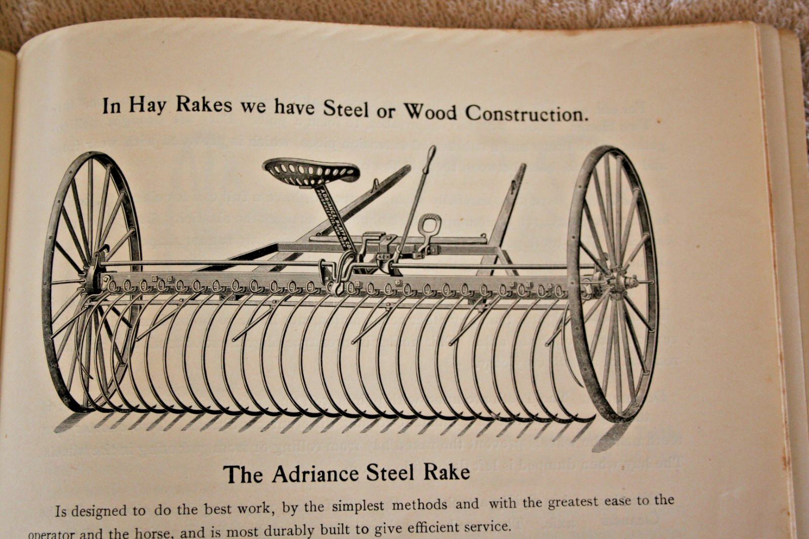 ADRIANCE FARM MACHINERY 1904