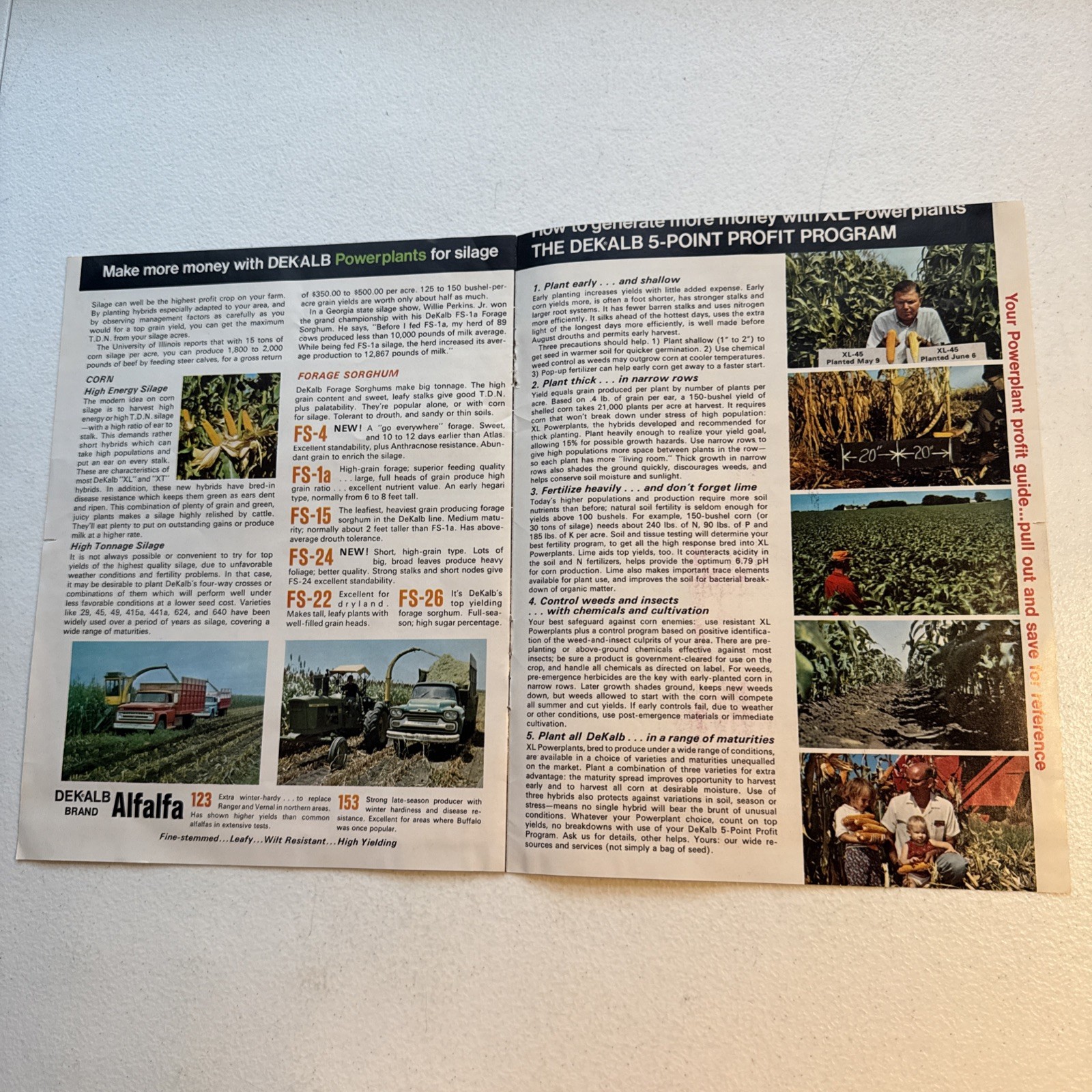 Dekalb Agricultural Association, Inc. XL Power plant Farming Brochure