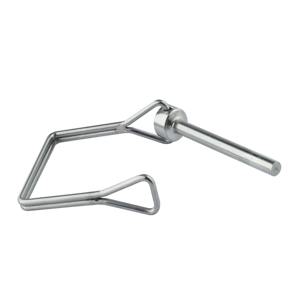 10 Pcs 1/4 Inch Wire Lock Pin 4 Inch Long Trailer Coupler Pin PTO Pin Heavy Duty