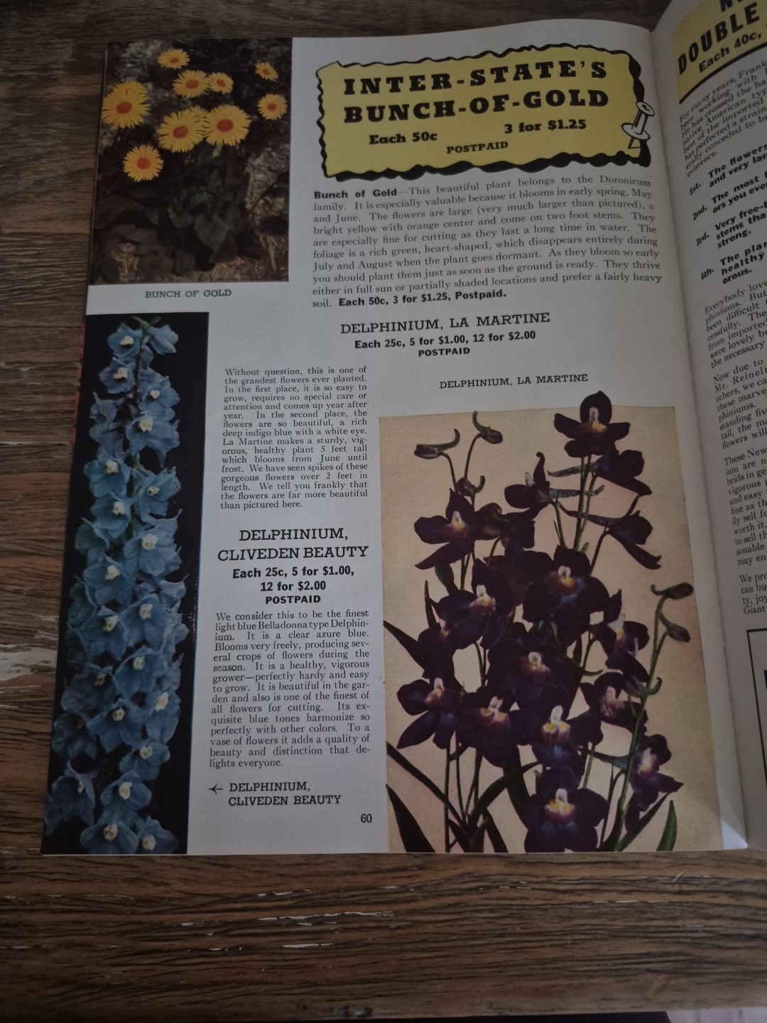 1940 Spring Garden Catalog Inter-State Nurseries Hamburg Iowa Roses Fruit Flower