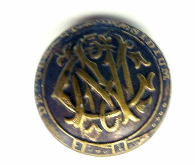 Post Civil War 175th Infantry Regiment Fifth Maryland Uniform Coat Button