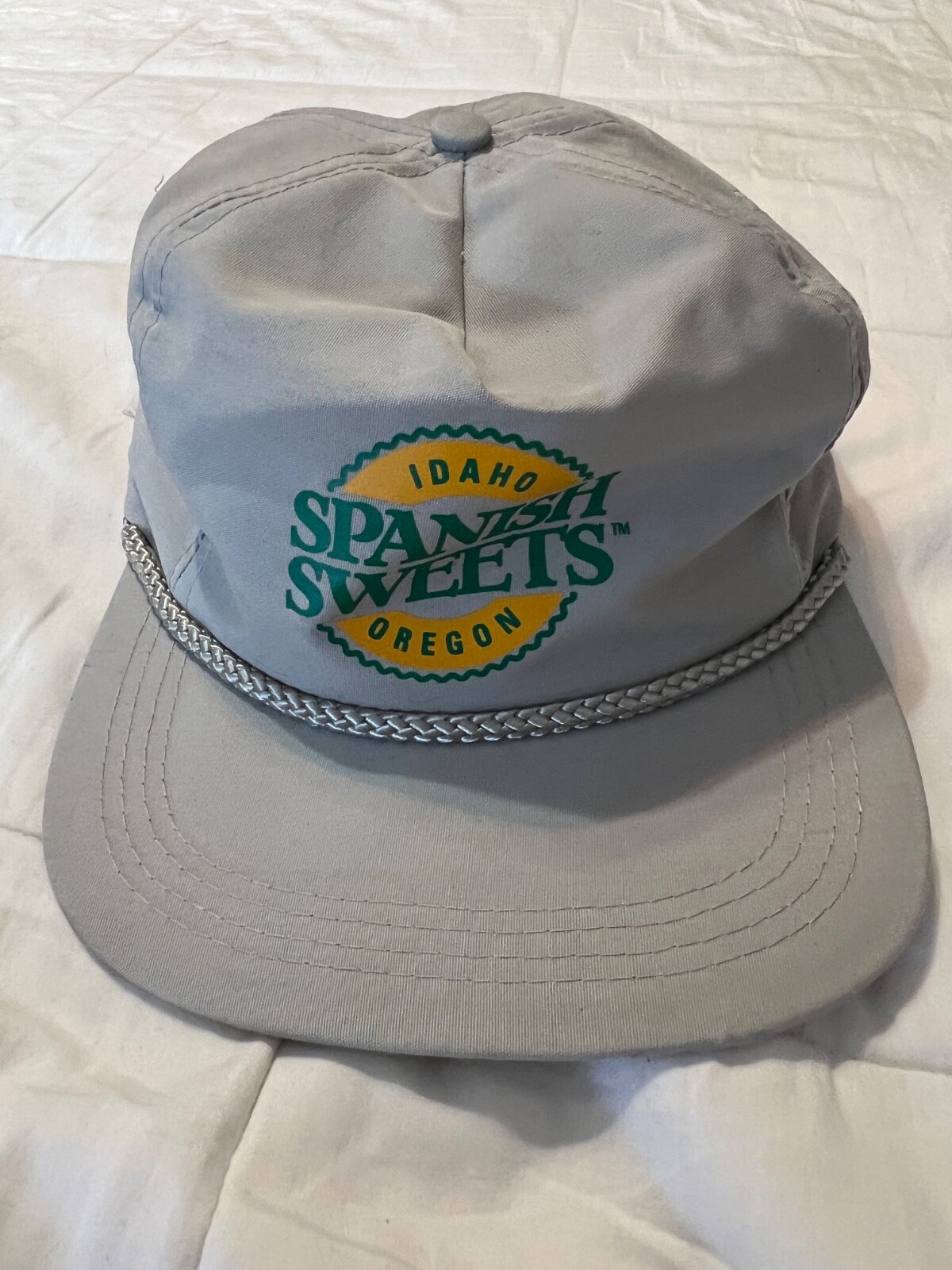 Vintage Spanish Sweets Idaho Oregon Onion Farm Baseball Hat Cap