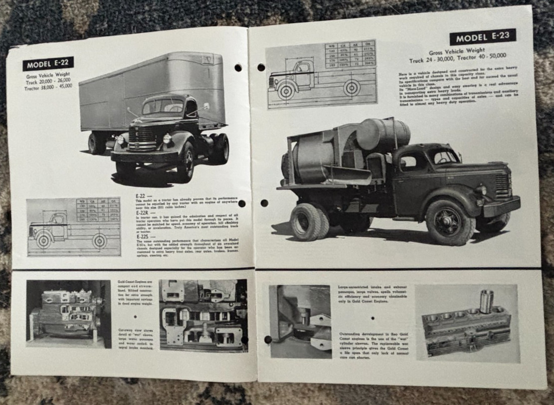 REO Trucks Buyers Guide Brochure DCPA26