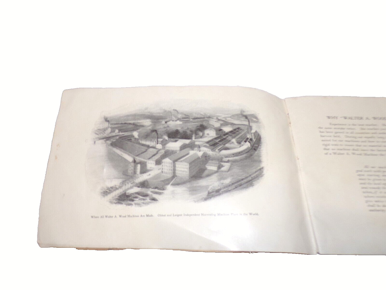 1900&rsquo;s SALESMAN CATALOG WALTER A. WOOD MACHINES + IMPLEMMENTS HOOSICK FALLS , NY