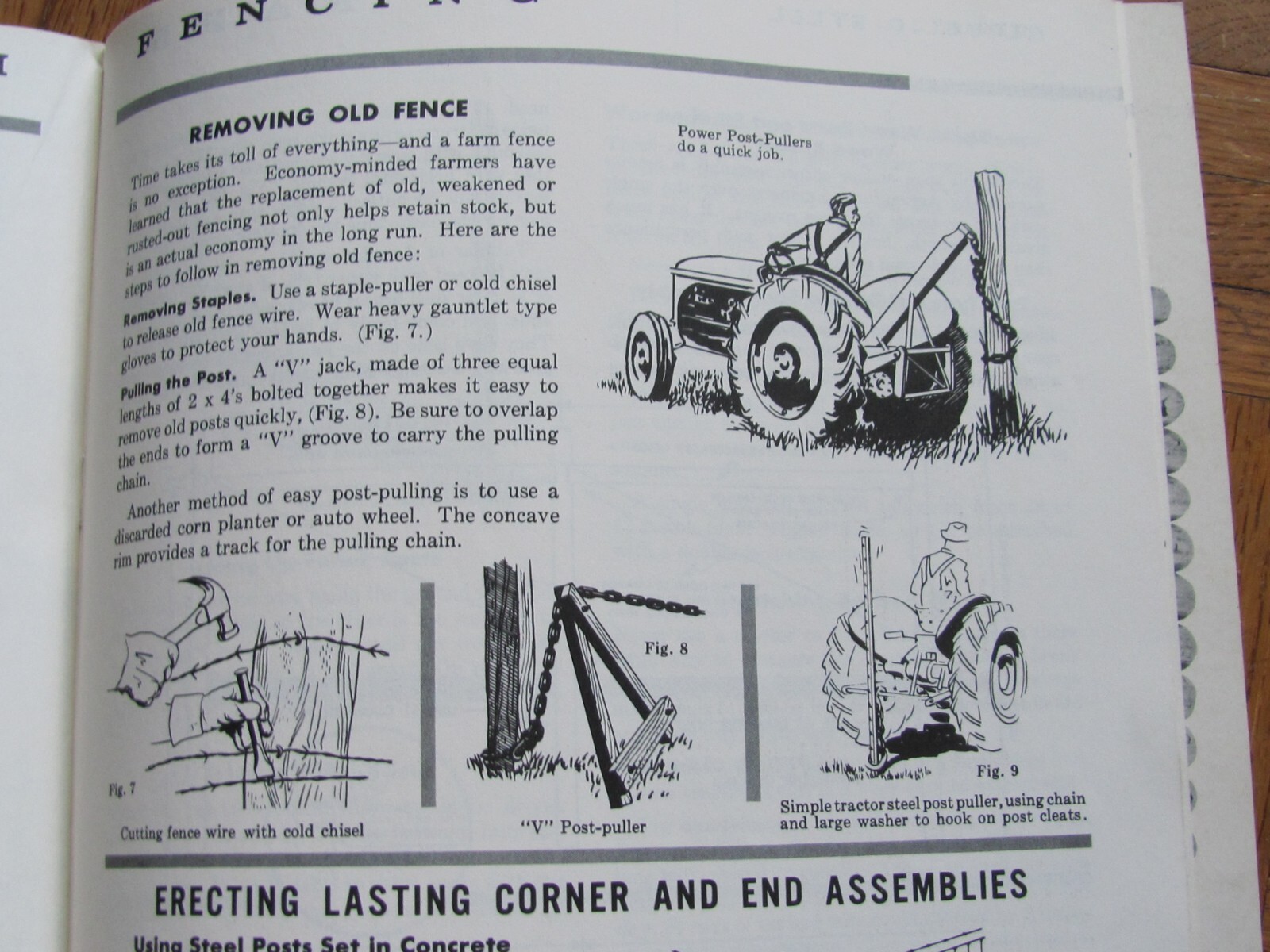 1950&rsquo;s REPUBLIC STEEL WIRE CO FARM FENCING MECHANICS TIPS BROCHURE