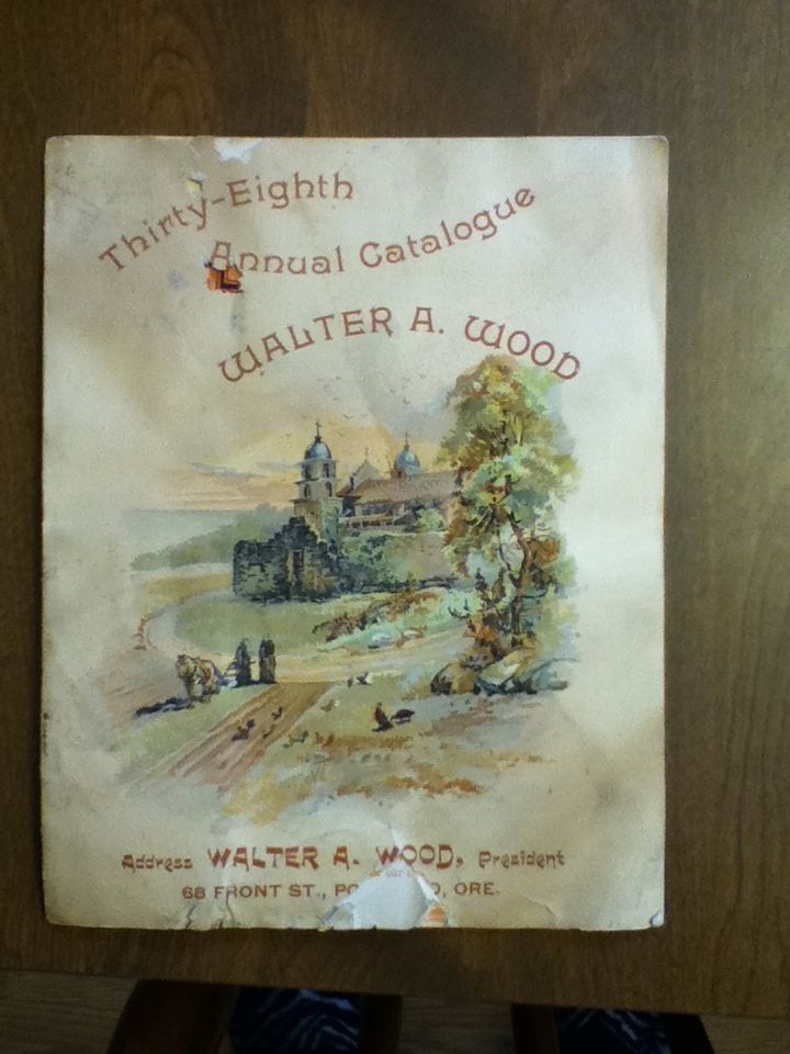 1890s Walter Wood, Portland, OR Agricultural Catalog Vintage Ephemera NY Last
