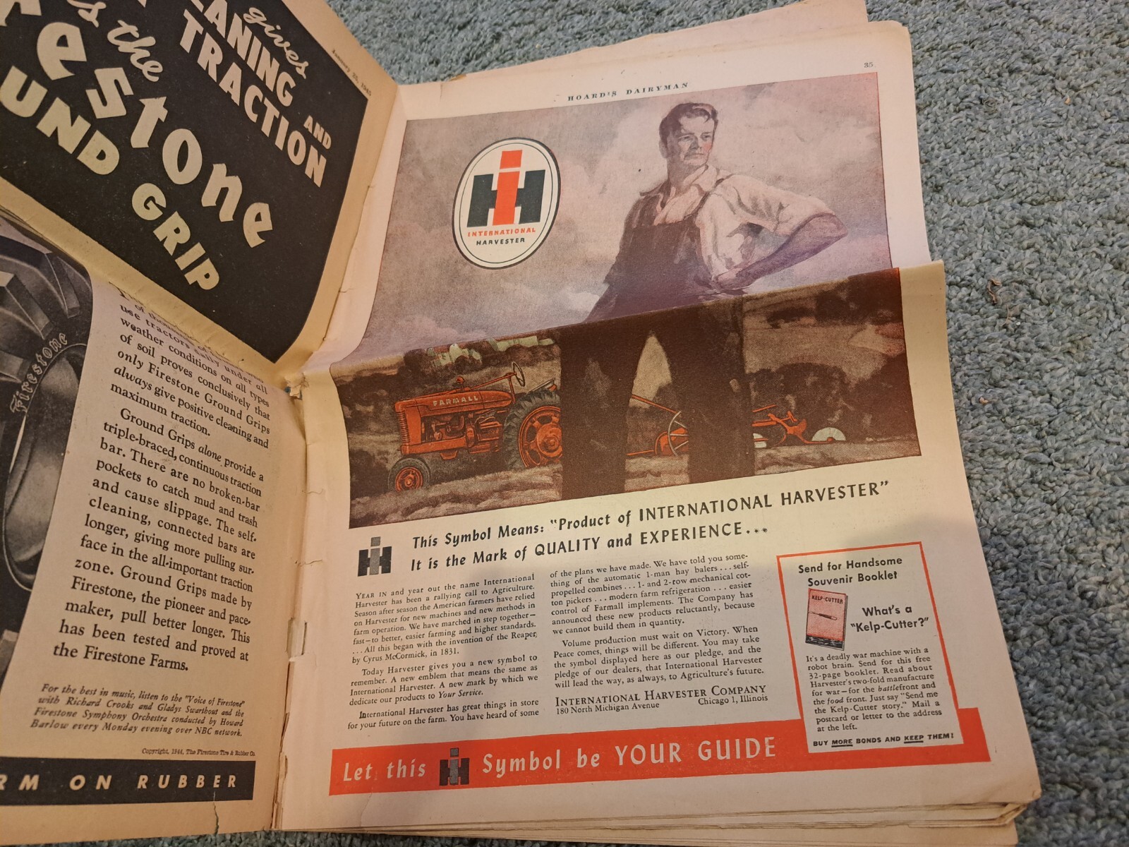 Hoard&rsquo;s Dairyman Jan. 25 1945 Dairy Farming Newspaper Fort Atkinson