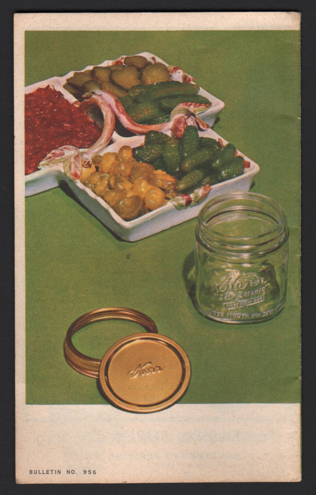 Kerr Home Canning And Freezing Guide – 1956, Bulletin No. 956