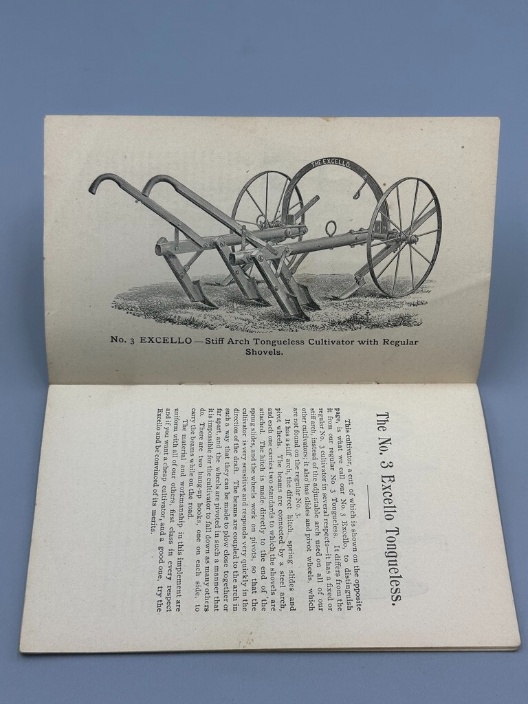 c 1890 Long & Allstatter Rake Cultivator FARM ADVERTISING Catalog HAMILTON Ohio