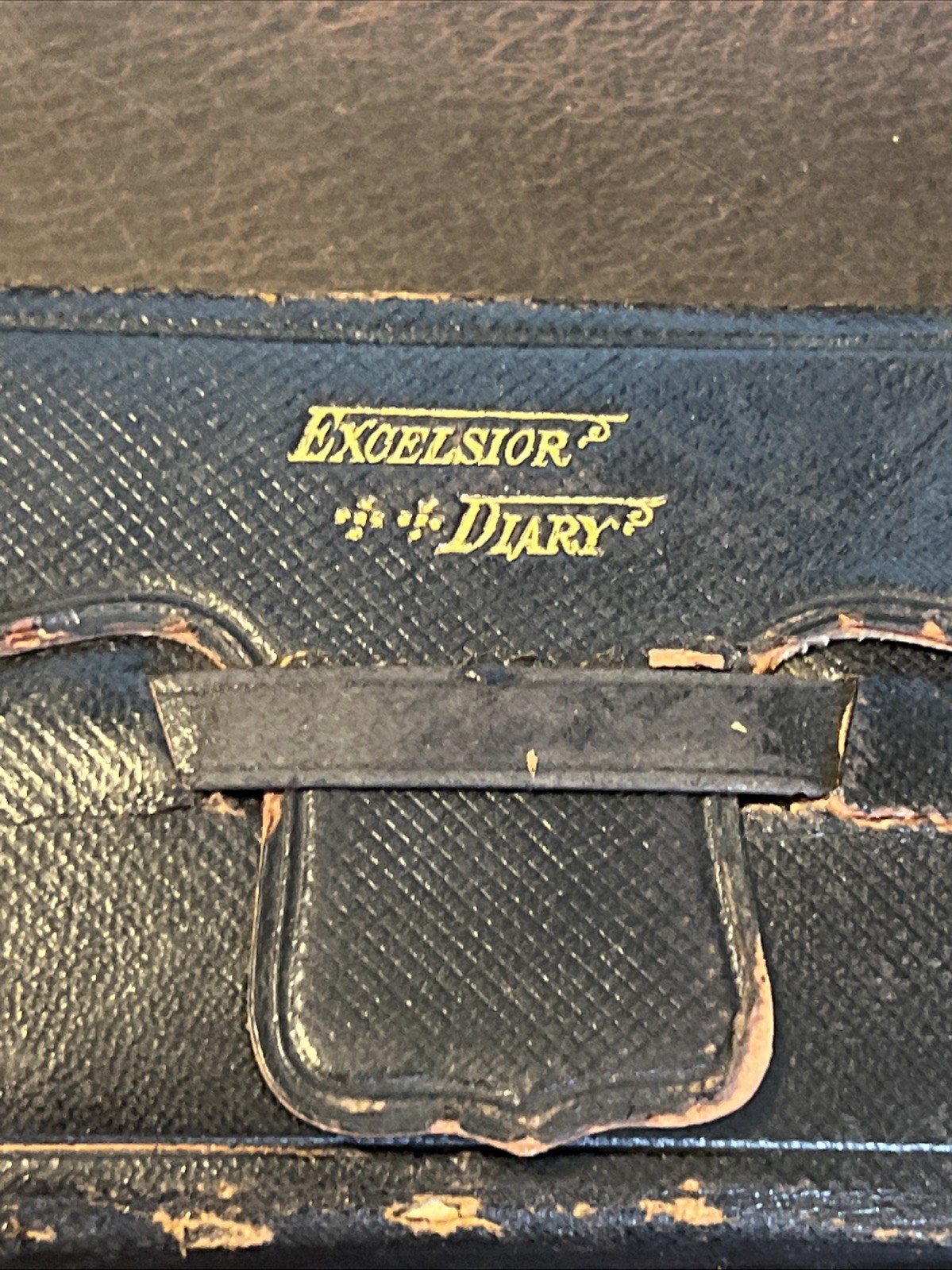 Rare 1906 Excelsior Diary Leather Bound Memo Farmers Almanac Booklet