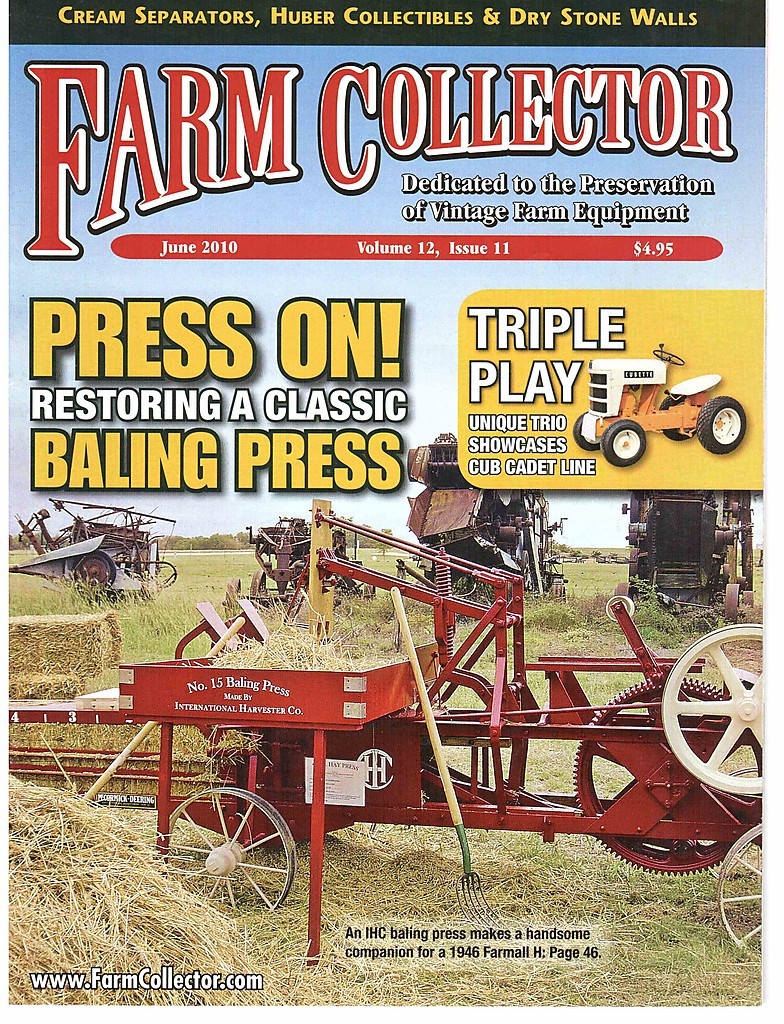 Cream Separator collection, Building wood windmill fans, HUBER Mfg leaflets