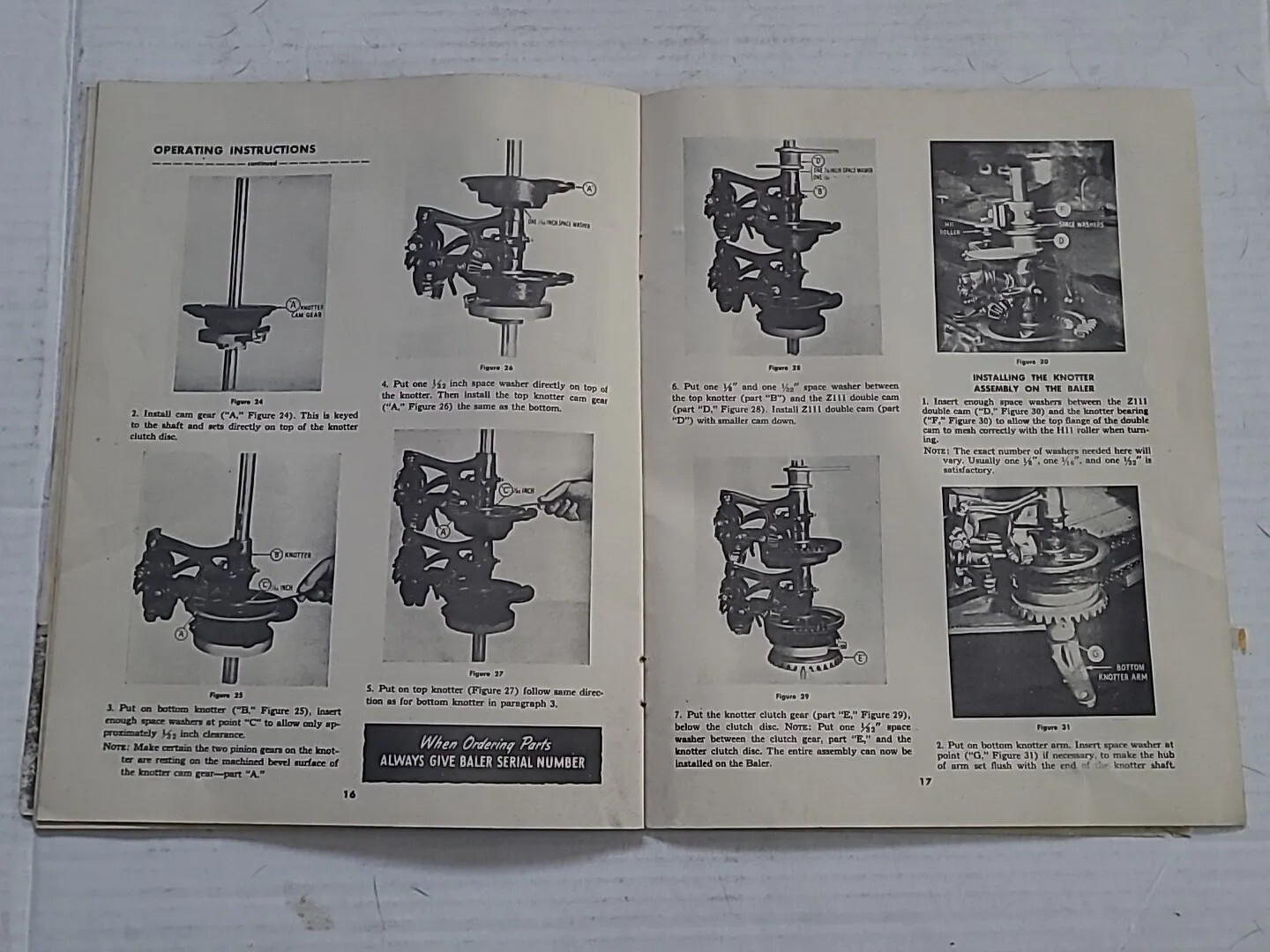 Farm Manual – New Holland 76 – Pick-Up Baling Press Instructions