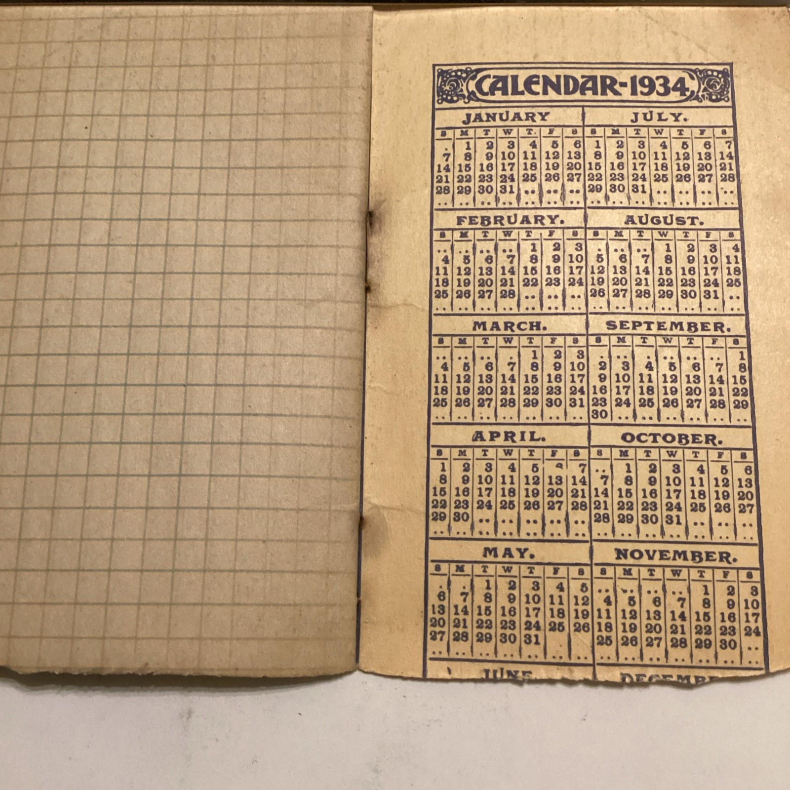 1933-34 ARMOUR FERTILIZER WORKS NOTEBOOK