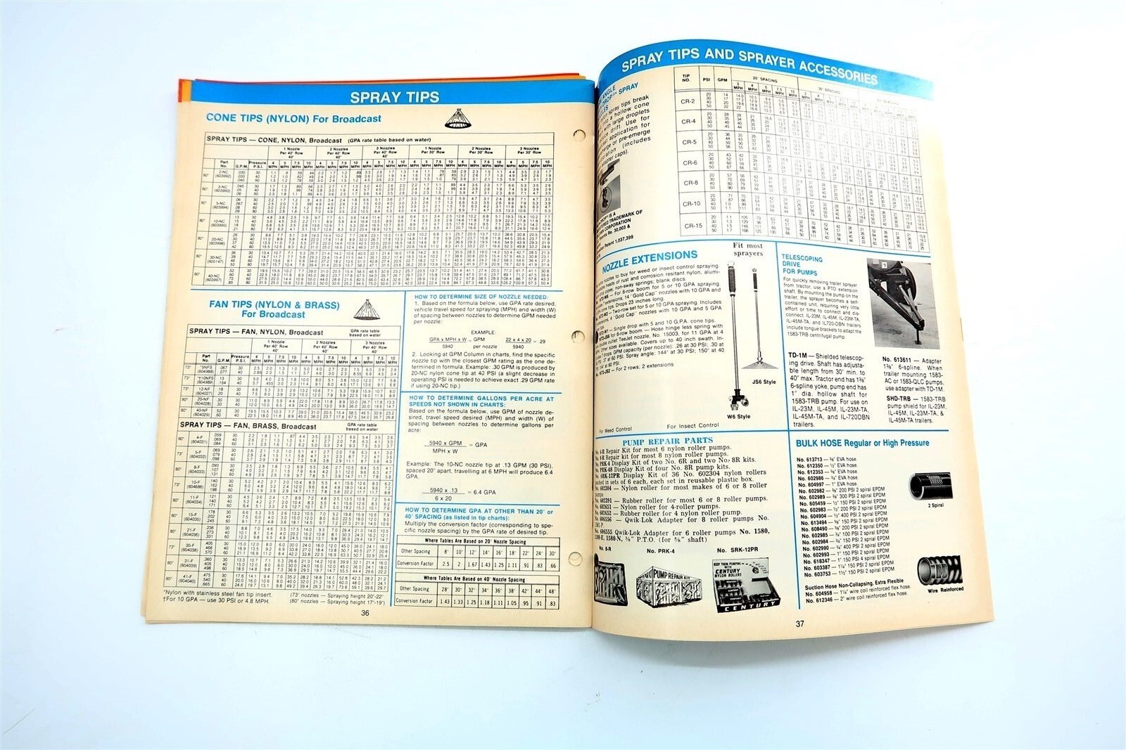 Vintage 1983 Century Sprayer Catalog Dealer Brochure 40 Pages in Color
