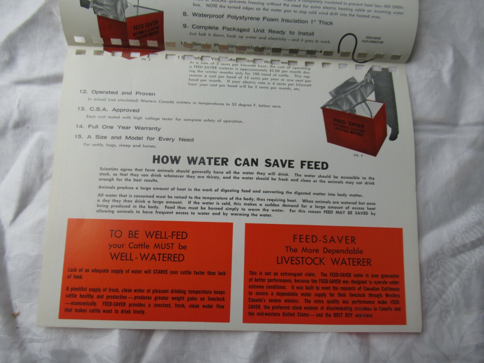Oliver chemicals cattle feed save brochure