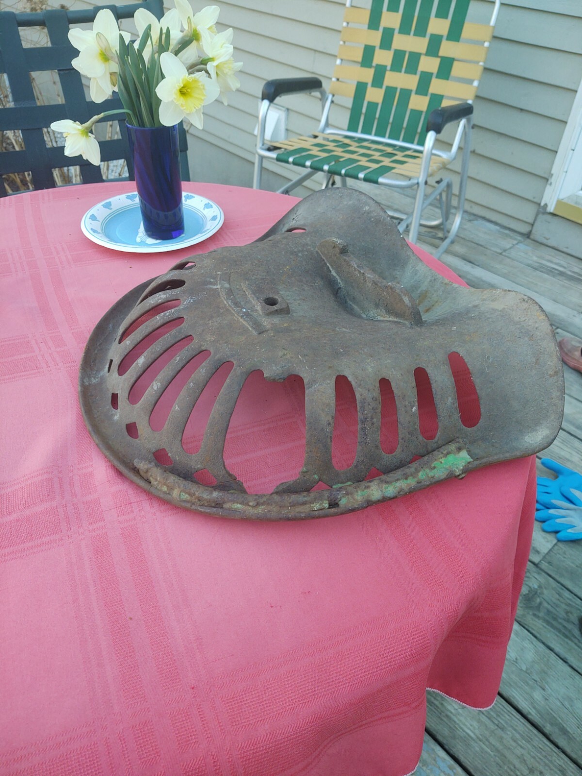 Vintage RARE Old Tractor Seat