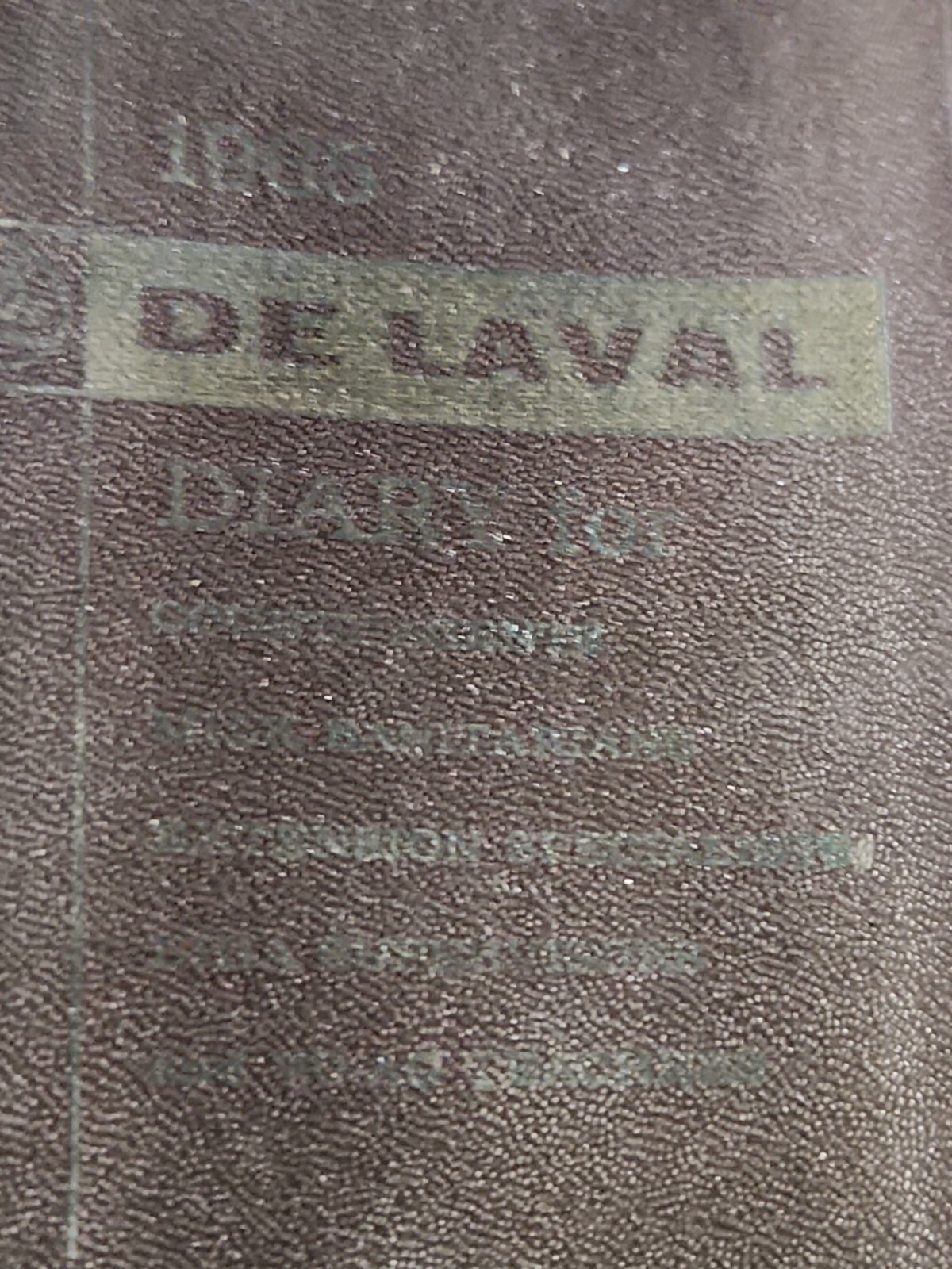 Antique 1965 De Laval Diary&Farmer Handbook Calendar Cream Separator Milkers Vtg