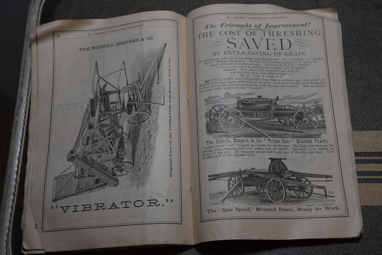 1878 H.J Prier McCORMICK&rsquo;S Farming Implements CATALOGUE Illus Original Complete