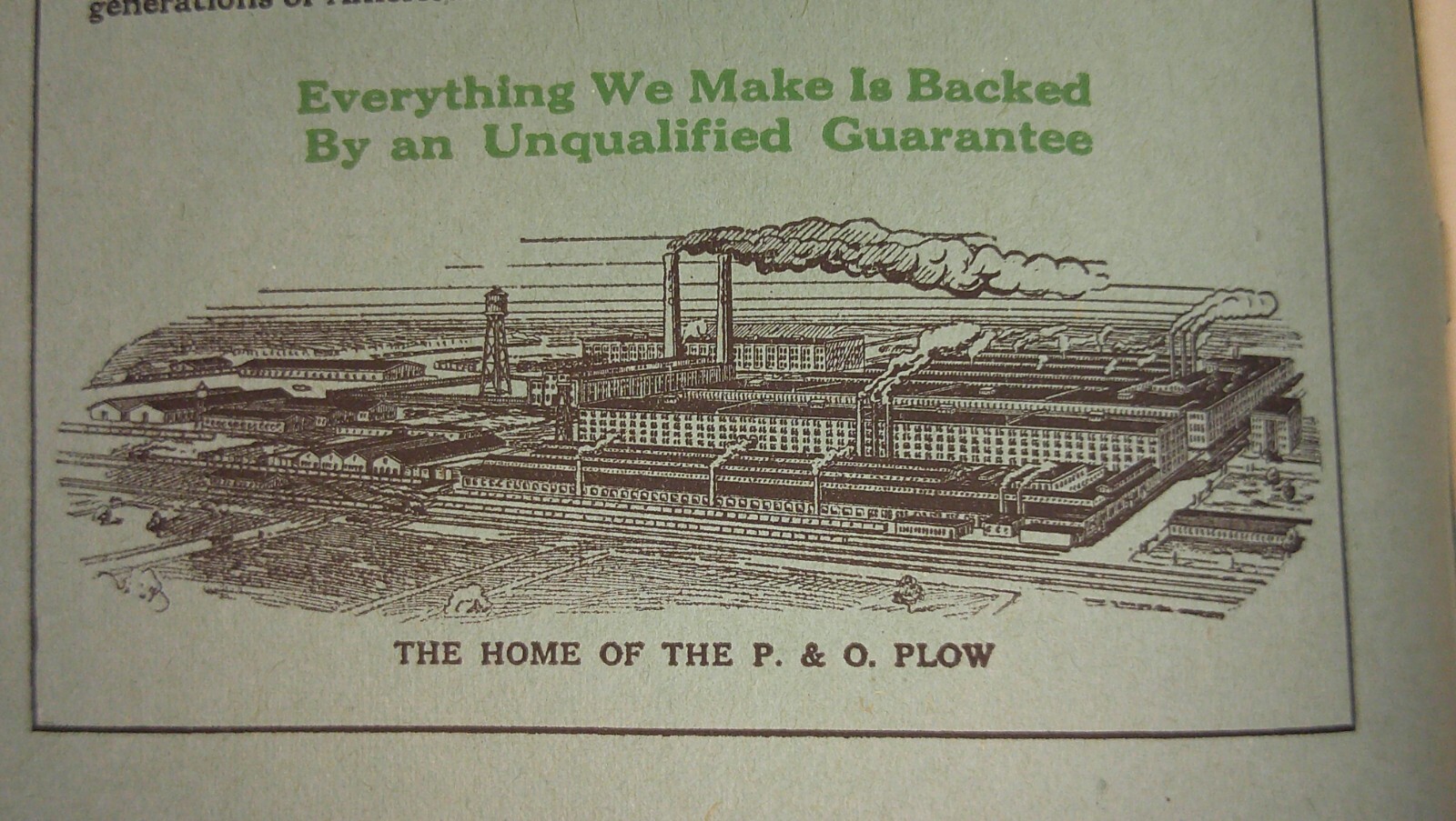 antique Advertising product booklet Parlin & Orendorff (P&O) Plow Canton, Ill 6B
