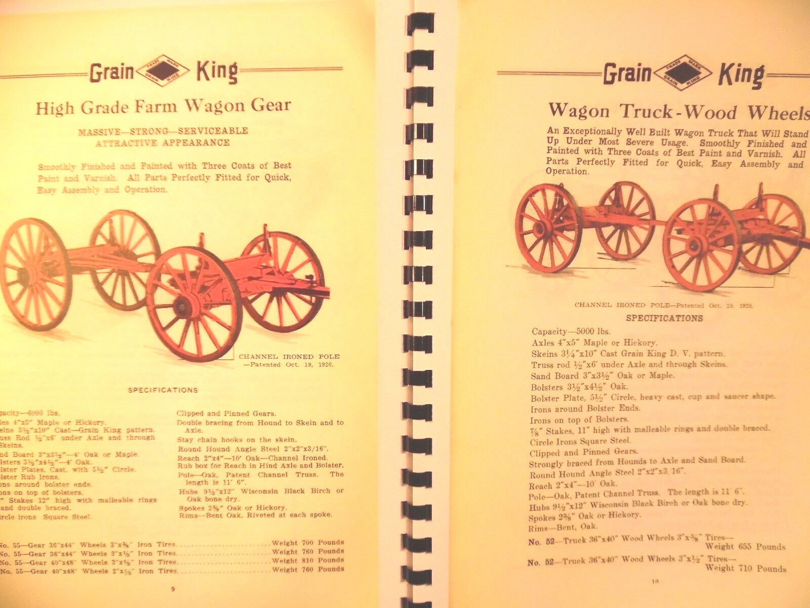 Grain-KIng Mfg, Co .Fine Farm Implements Cat. # 2 Minnesota Transfer Sales Book