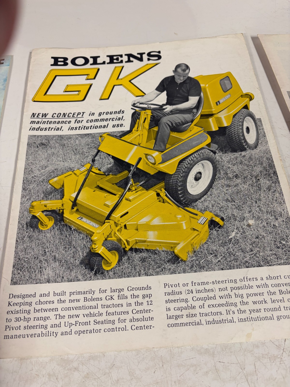 3 – Bolens and FMC Garden Tractor Dealers Sales Brochure Vintage 1970&rsquo;s 1960&rsquo;s