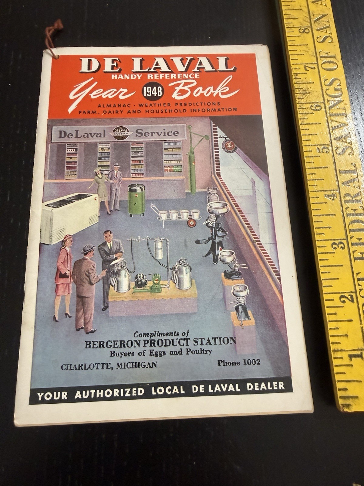 De Laval Handy Reference Yearbook 1948 Bergeron Product Station Charlotte MI