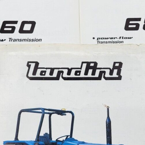 Landini Farm Tractor 7880 8880 9880 Blizzard 65 Color 2-Sided Sales Brochure