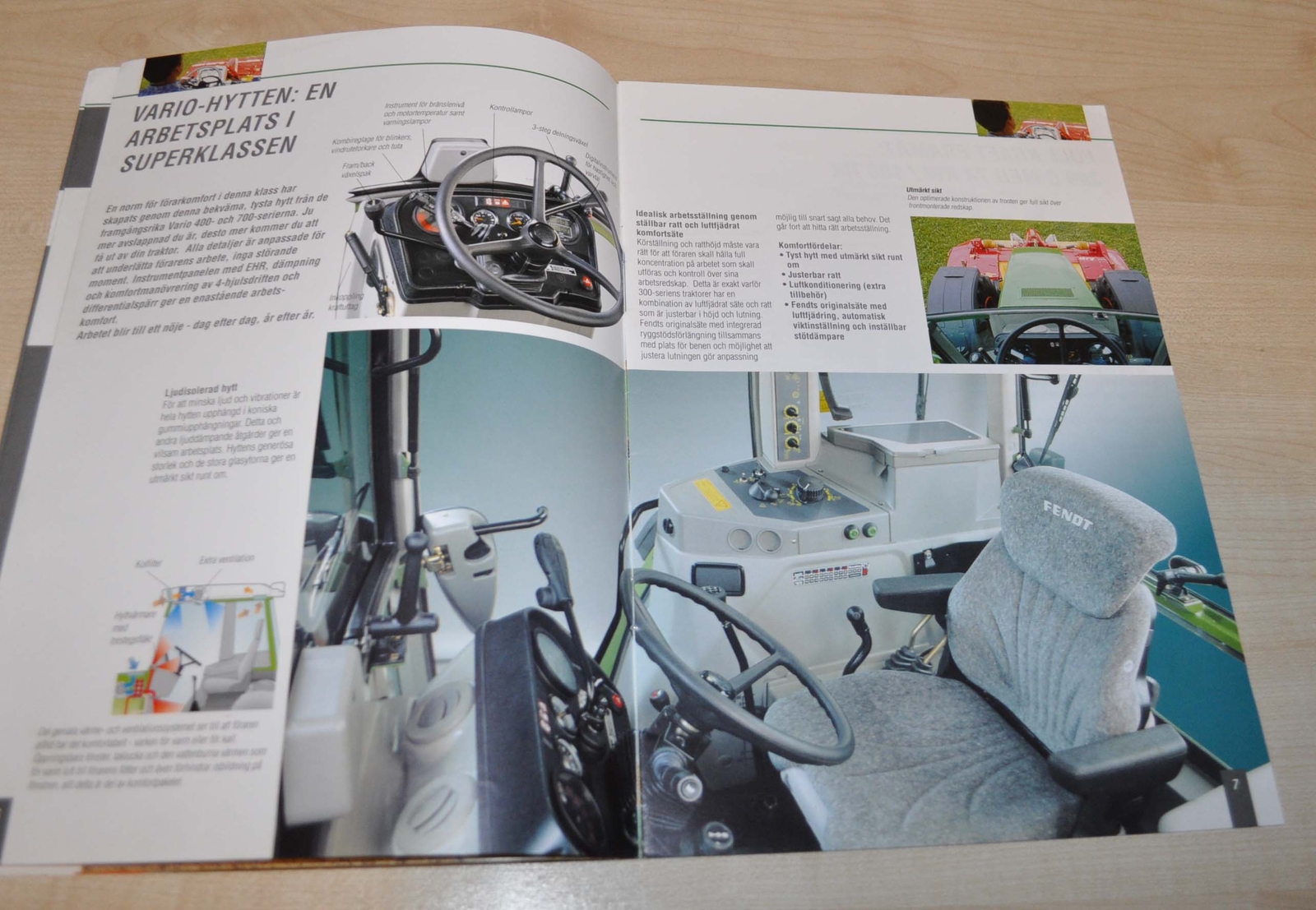 Fendt 307 308 309 Farmer Tractor Agricultural Brochure Prospekt Sweden