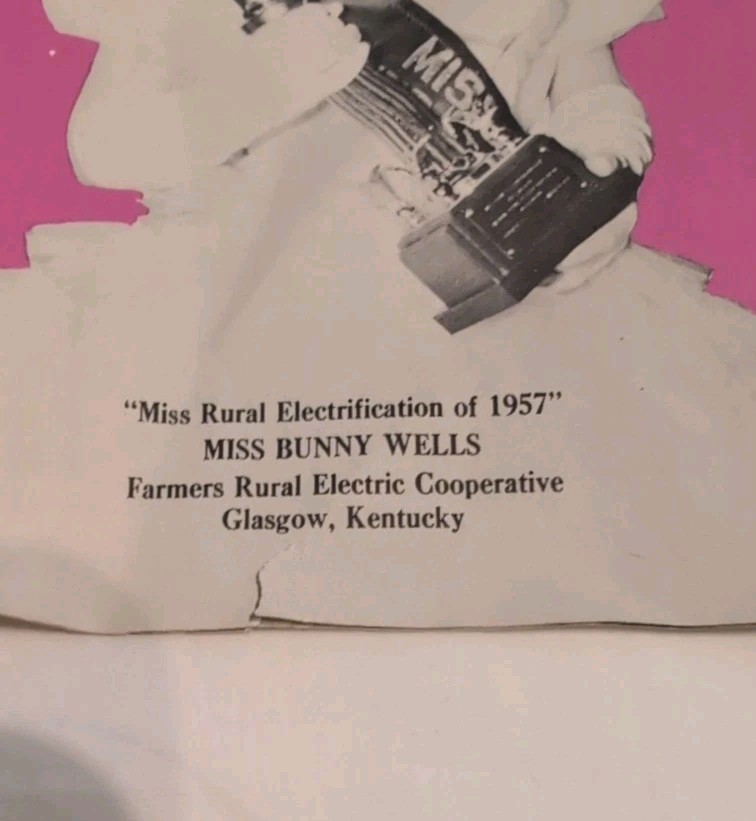 1958 Miss Rural Electrification Contest Program Beauty Pageant Pamplet REA Farm
