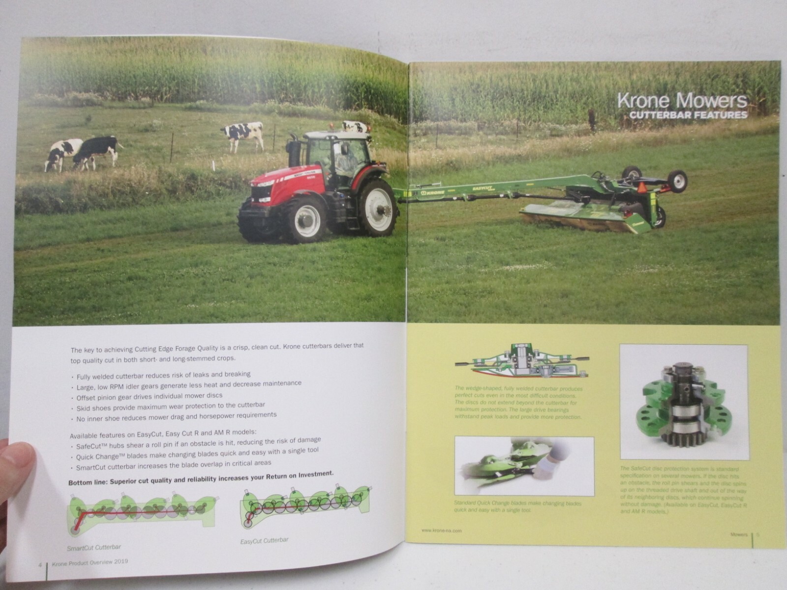 Krone 2019 Product Overview Sales Brochure Booklet Agriculture Tractors Mowers