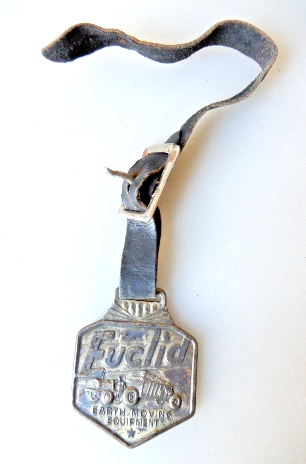 Euclid Earth Moving Equipment Leather Luggage Watch Key Fob Strap Accessory Ohio