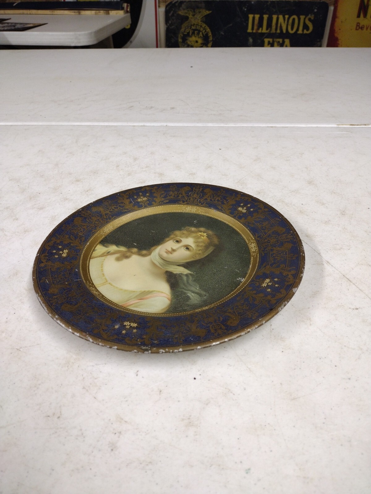 Antique Emerson-Newton Co. Kansas City MO Implement Advertising Vienna Art Plate
